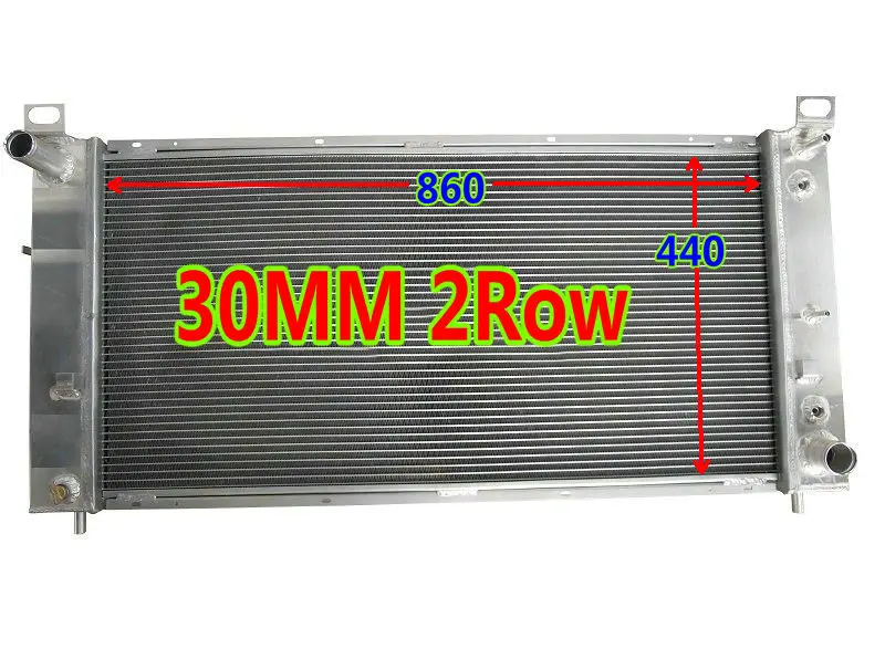 Новый алюминиевый радиатор для Chevrolet Silverado Avalanche Tahoe GMC YUKON Suburban CADILLAC ESCALADE 4 8/5 3/6 0/6.2L