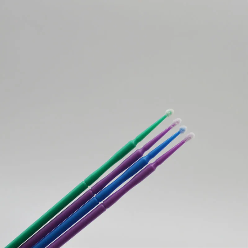 100pcs Portable Disposable Micro Brush Eyelash Extensions Removal Cotton Swab False Lashes Makeup Applicator Stick A055 | Красота и