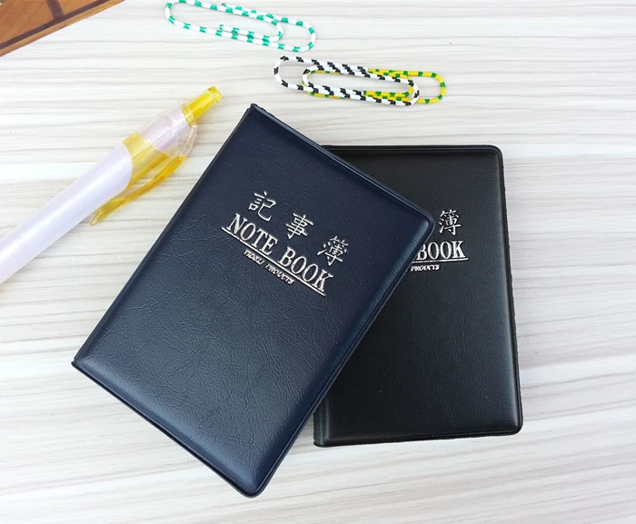 Портативный мини блокнот из искусственной кожи для путешествий или записная
