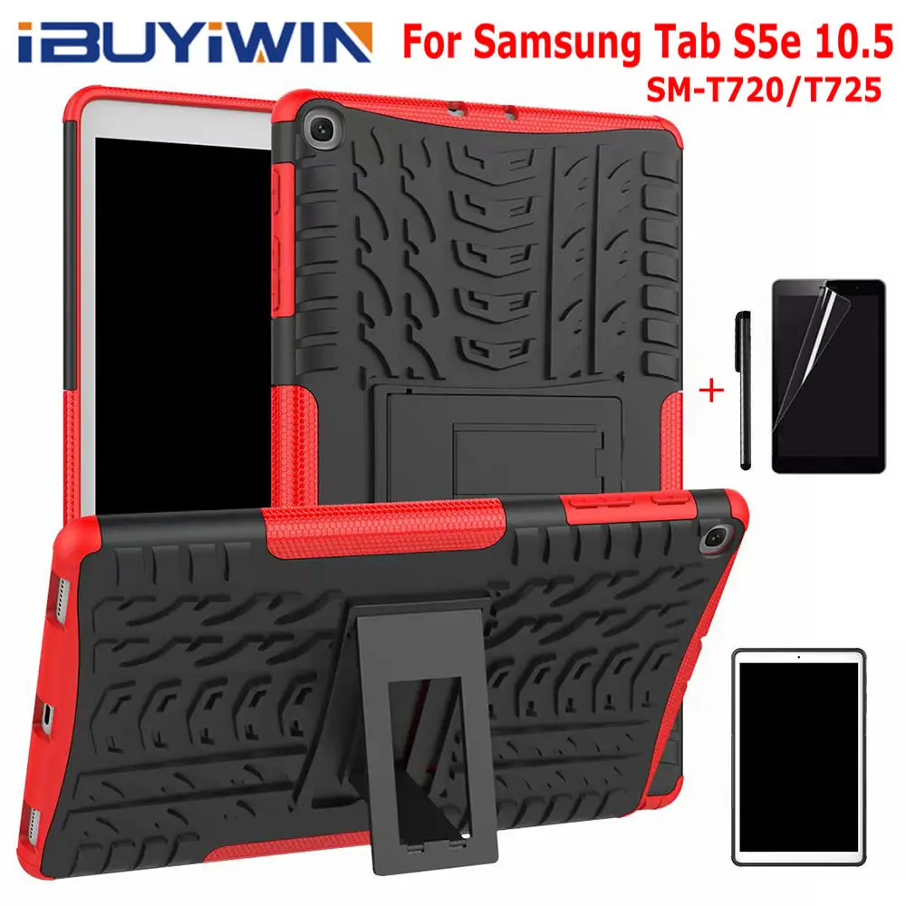 Противоударный силиконовый чехол для Samsung Galaxy Tab S5e 10,5 SM-T720 T725 10," планшет Funda Capa Чехол+ пленка+ ручка