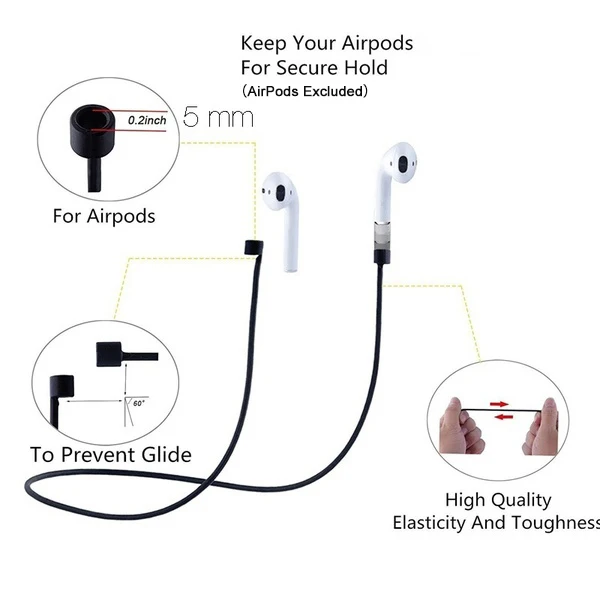 5 в i идеальный чехол для airpods 2 1 противоударный Apple Air pods защитный наушников