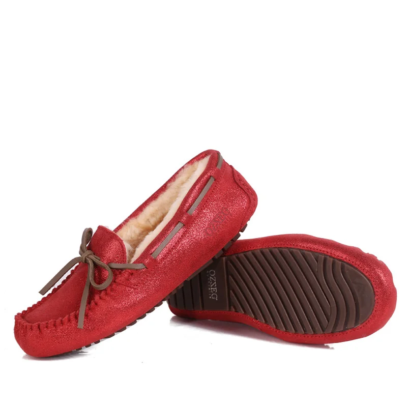 Лидер продаж новая Брендовая женская обувь Мягкая шерстяная меховая подкладка