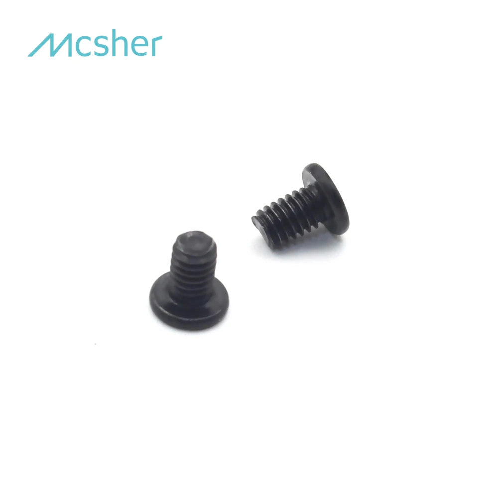 

100pcs M2 x 3mm Laptop Notebook Screw Phillips Flat Wafer Head Black Zinc