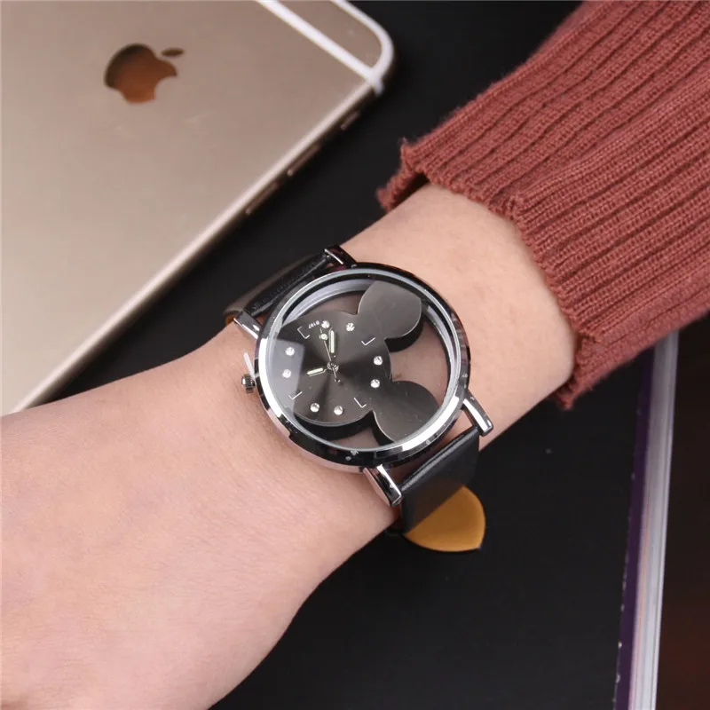 Reloj mujer новые кожаные модные брендовые часы-браслет Детские повседневные