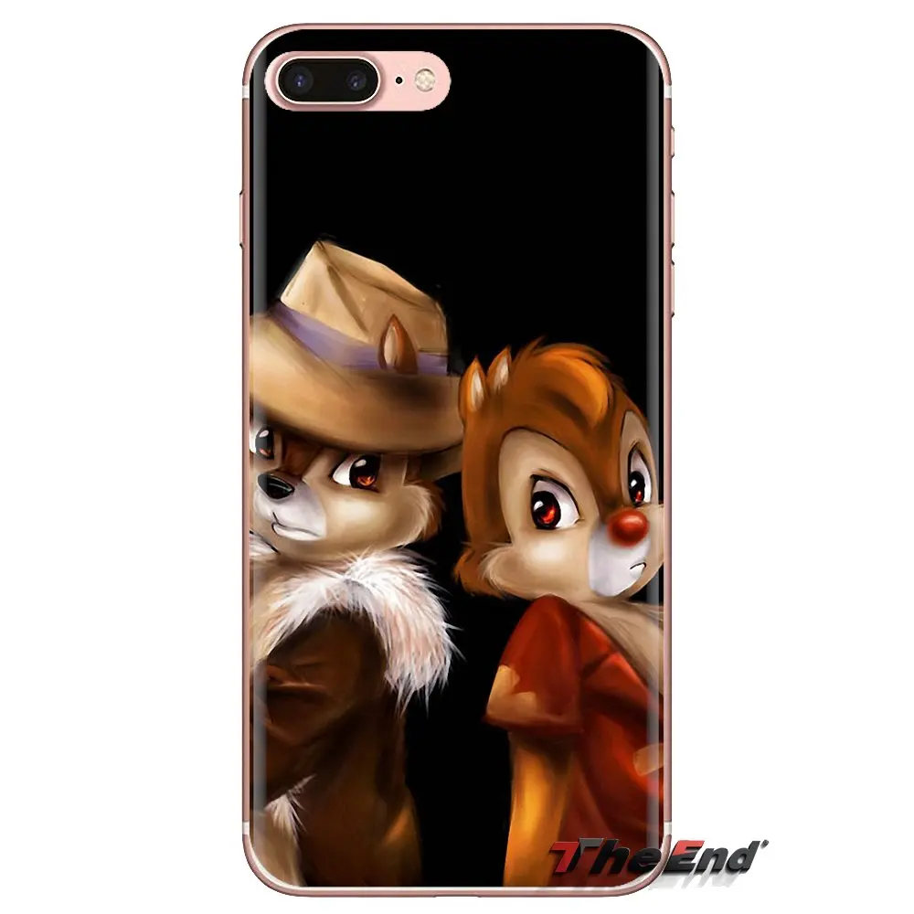 Silicone Phone Cover Bag Chip and Dale Anime Art For Sony Xperia Z Z1 Z2 Z3 Z5 compact M2 M4 M5 C4 E3 T3 XA Huawei Mate 7 8 Y3II |