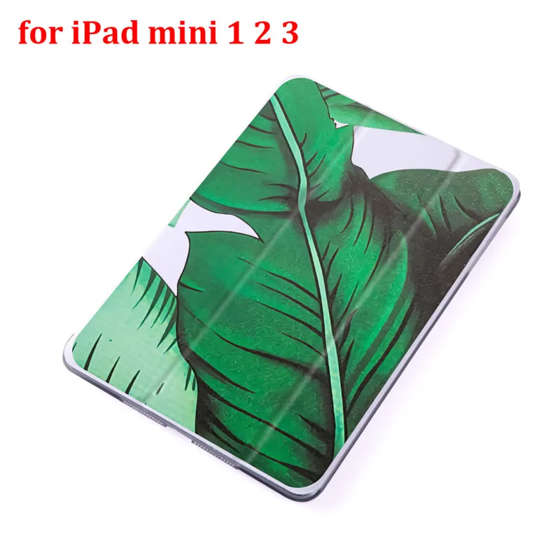 for Mini 1 2 3 Окрашенные флип чехол для iPad Mini 5 4 3 2 1 таблетки чехол для iPad Mini 1 2 3 из искусственной кожи крышка задняя крышка - Цвет: for Mini 1 2 3