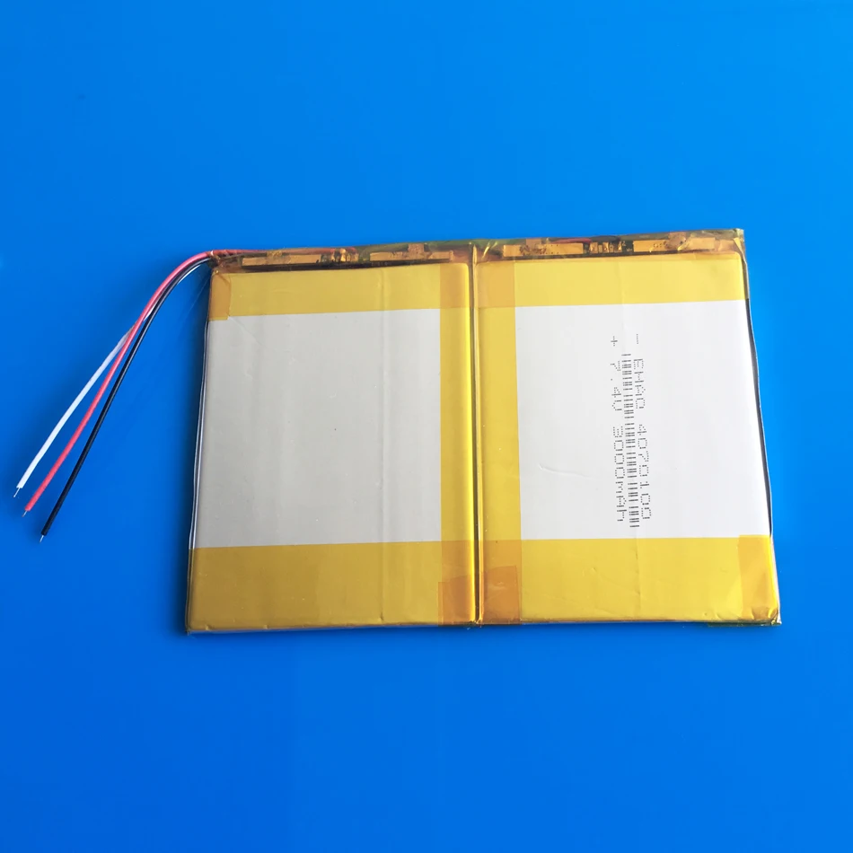 7 4 V 3000mAh 40140100 комбинированная перезаряжаемая литий ионная полимерная литиевая