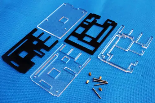 Акриловая пластина корпус/коробка/корпус для Raspberry pi 2 Модель|box shell|box boxcase enclosure box |