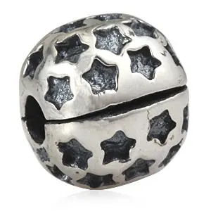 100% Аутентичные 925 пробы серебро клип позиционирования пряжки противоскольжения