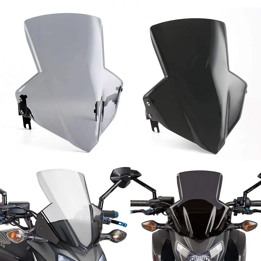 Мотоциклетное лобовое стекло гоночный Flyscreen протектор с кронштейном для- Honda CB650F CB650FA