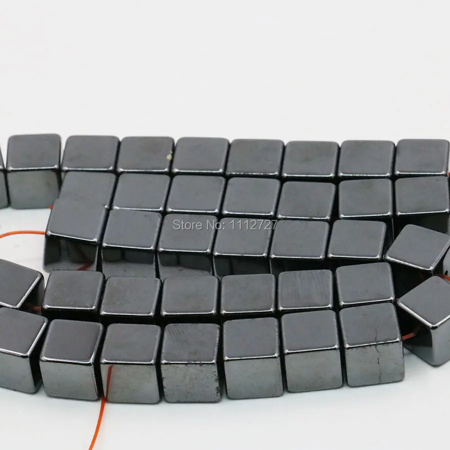 8 мм черный блок гематит свободные бусины куб Сделай Сам Изготовление ювелирных