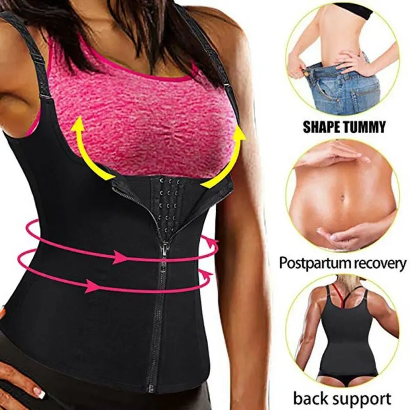 

Body Slimming Waist Trainer Cincher Underbust Plus Size Corset Sports