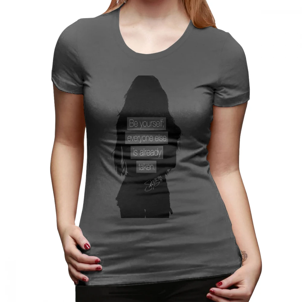 Selena Gomez T-Shirt T Shirt Funny Pattern Women tshirt O Neck 100 Cotton XXL Casual Short Sleeve Ladies Tee | Женская одежда