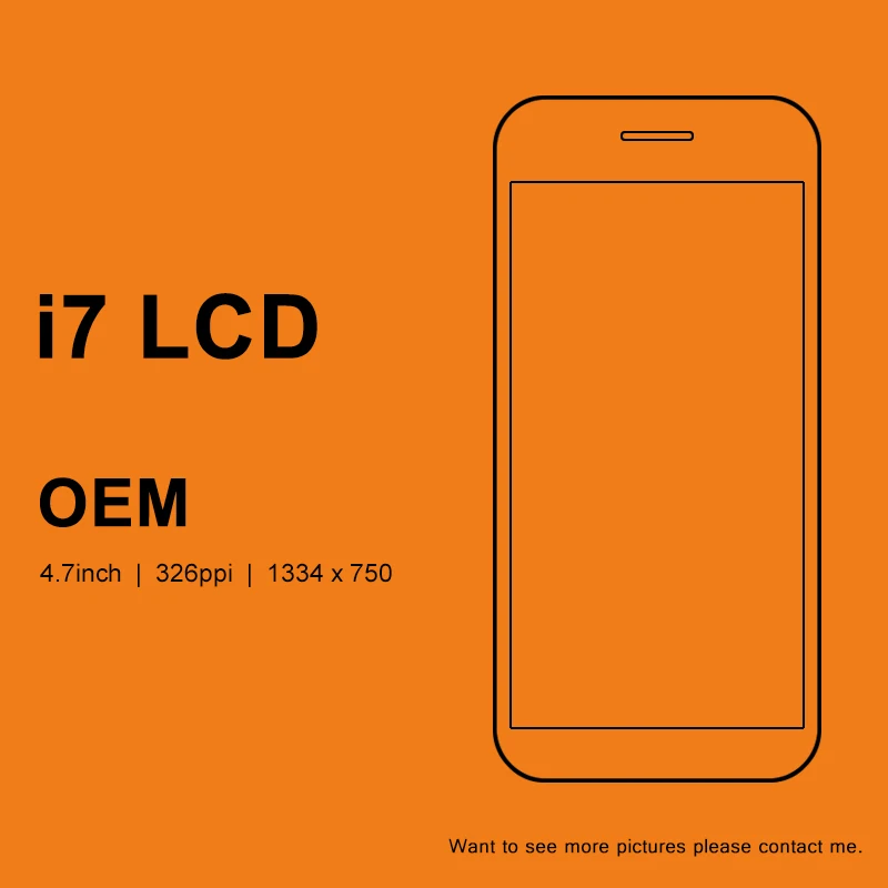 3 шт. ЖК-дисплей для iphone 7 7G OEM с 3D сенсорным экраном дигитайзер в сборе Замена белый