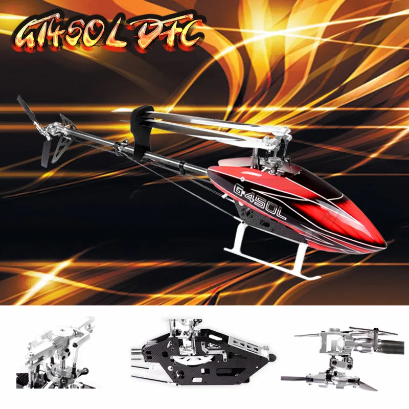 Радиоуправляемый вертолет Ormino Gartt 450L DFC TT версии 2 4 ГГц 6CH подходит для Align Trex|helicopter