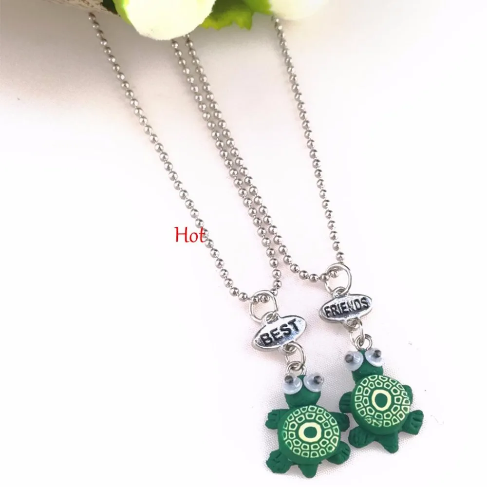 2 шт./компл. милые модные ювелирные изделия детское милое ожерелье BFF лучший друг