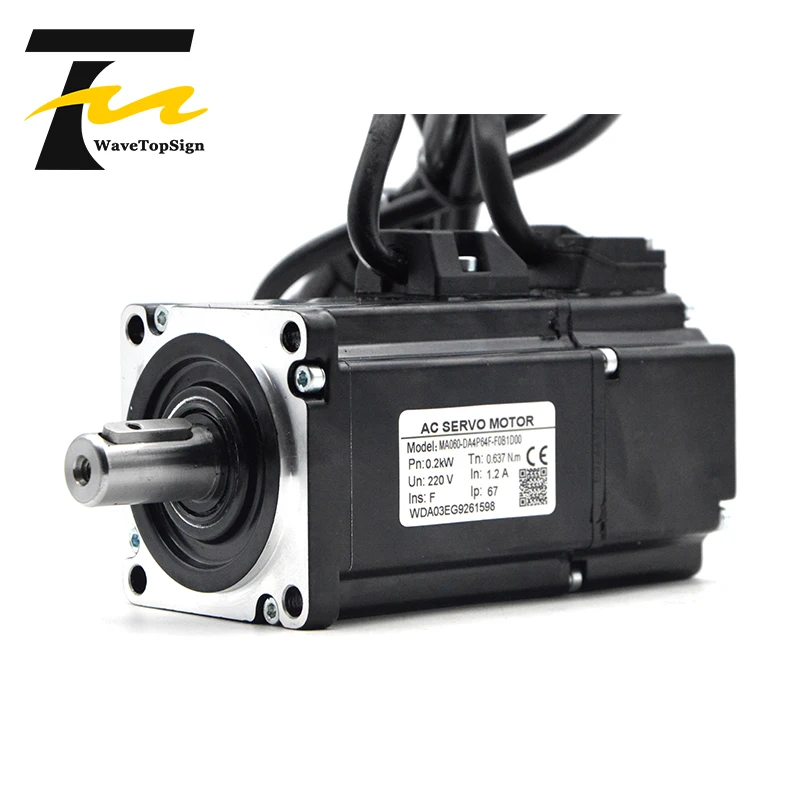 Серводвигатель WeiHong WSDA AC 200 Вт + крутящий момент 0 637n. M номинальное напряжение 220 в 1