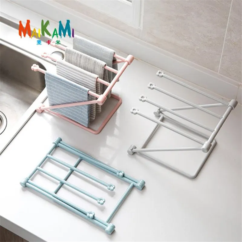 Складная вертикальная вешалка для полотенец MAIKAMI кухонная полотенец|table storage