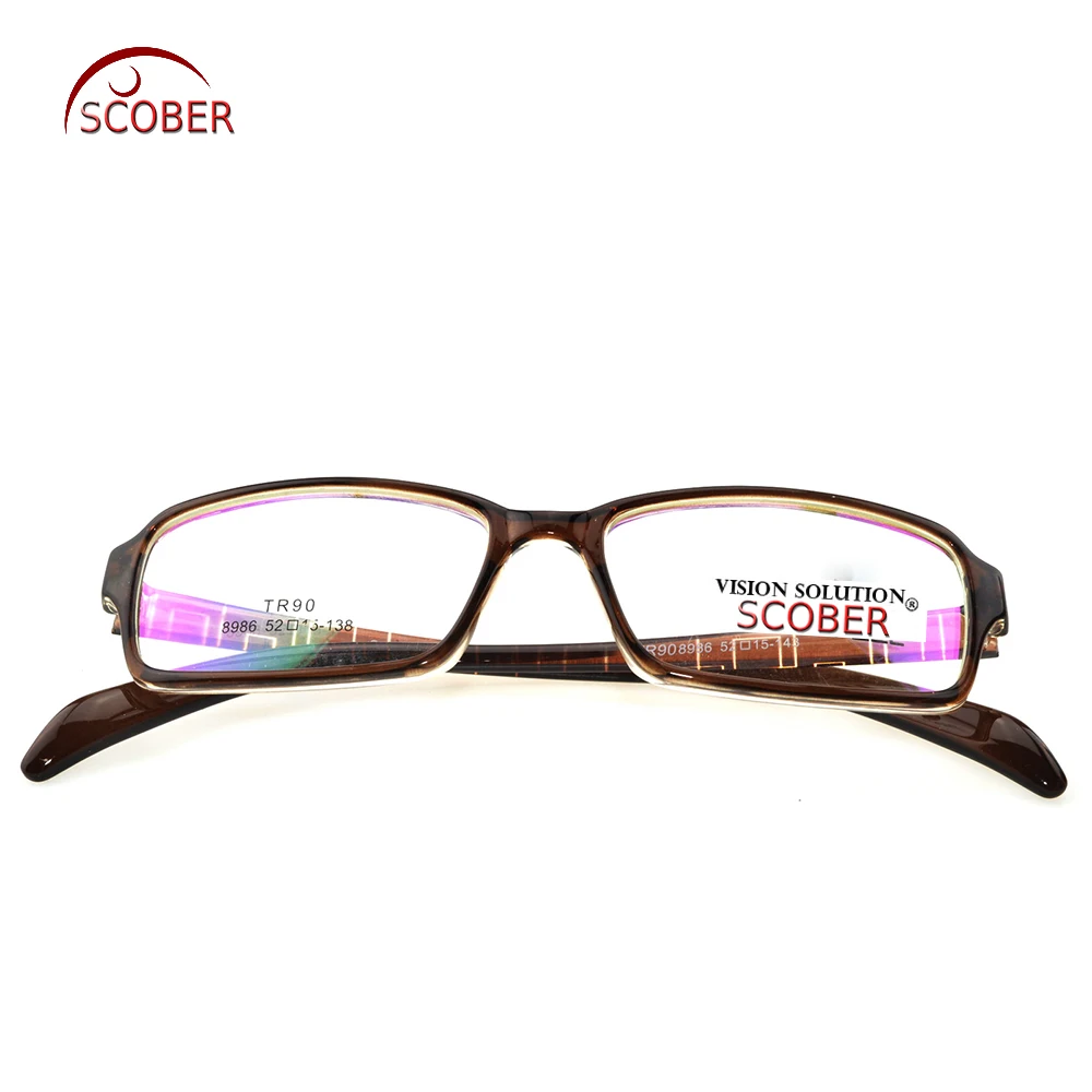 Tr90 прямоугольная леопардовая оправа ультра светильник изготовленный на заказ