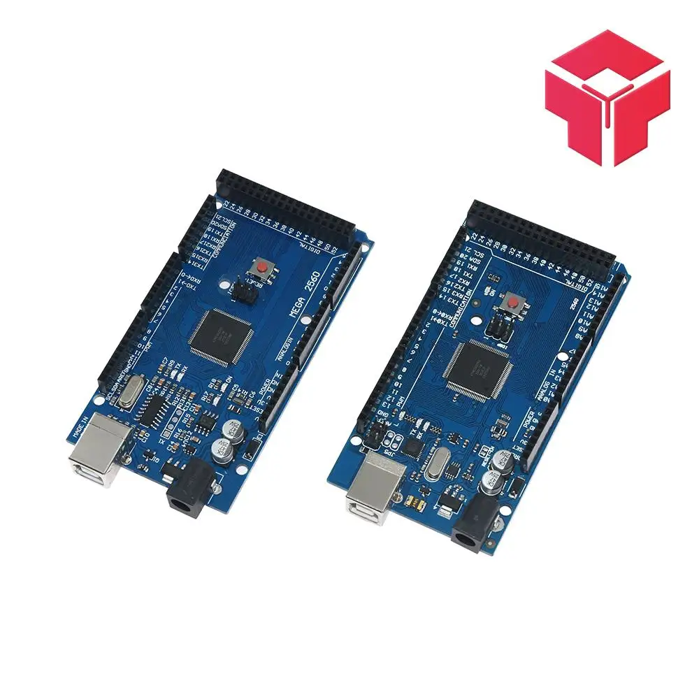 Плата Usongshine для Arduino MEGA 2560 R3 AT Mega2560 REV3 ATmega2560 16AU CH340G на USB кабеле совместимом с