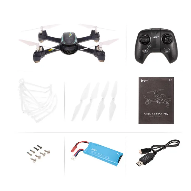 Квадрокоптер Hubsan H216A X4 DESIRE Pro Wi Fi FPV HD камера 1080P|Радиоуправляемые самолеты| |
