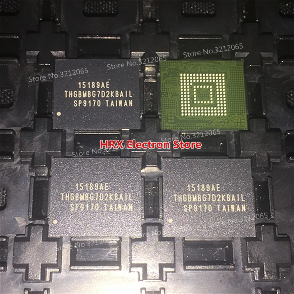 100% New Original THGBMBG7D2KBAIL THGBMBG7D2KBA1L 16GB BGA EMMC (1-10piece)