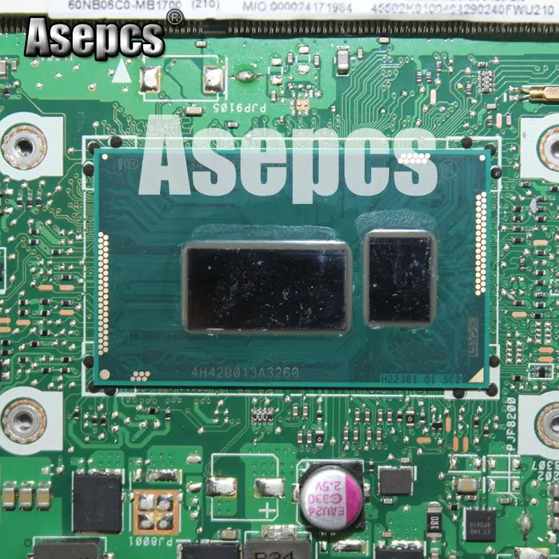 Asepcs X455LD материнская плата для ноутбука For Asus X455LD/J X455L X455 Y483L W419L W409L F455 тестовая