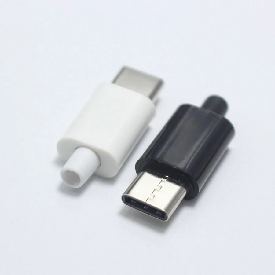 Оригинальный комплект из 2 разъемов OTG USB 3 1 Type C двусторонний штекер типа для