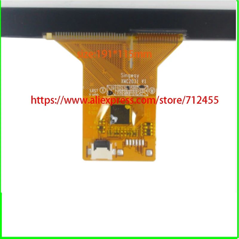 Новый 8 дюймовый емкостный экран для Singway XWC 2031 V1 2040 191*115 мм сенсорный