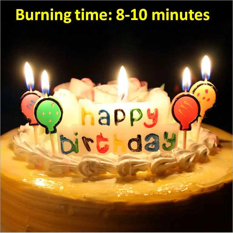 Свеча на день рождения для торта восковая свеча украшение фотография время