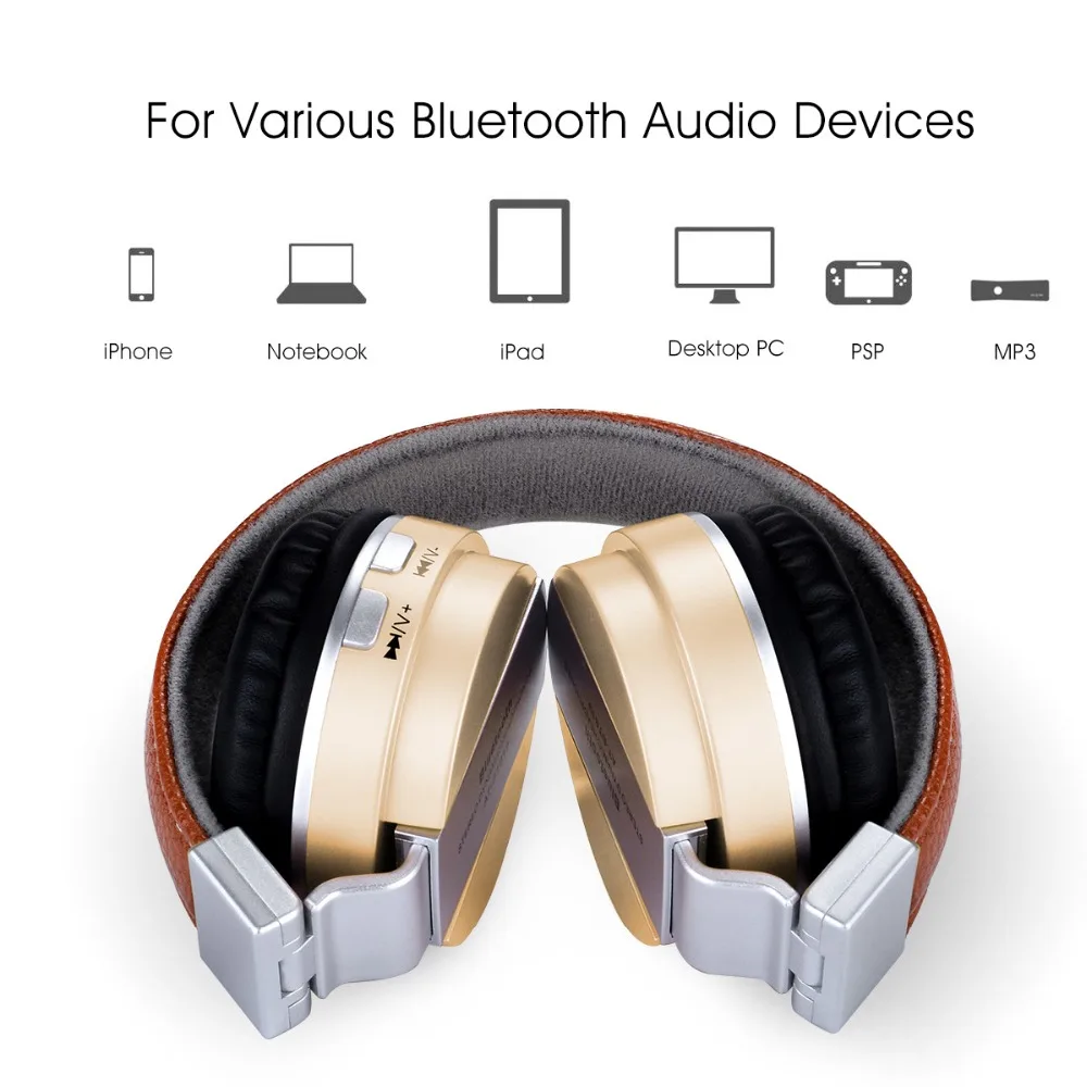 Bluetooth наушники беспроводные стерео Hi-Fi гарнитура Спортивная музыка Auriculares inalambrico fone de ouvido Поддержка TF SD FM Функция