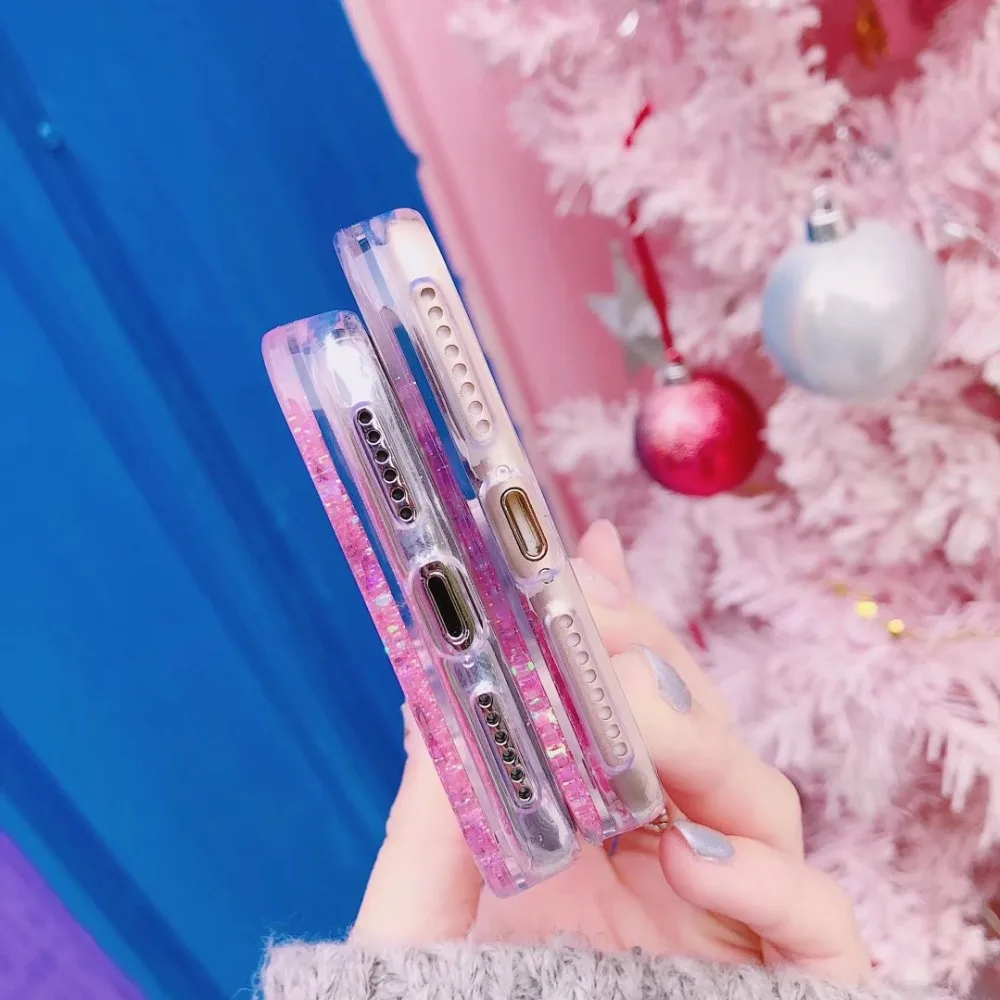 GABOOM Динамические Liquid блестит зыбучие пески телефон чехлы для iPhone 7 Чехол 6 6s 8 Plus X