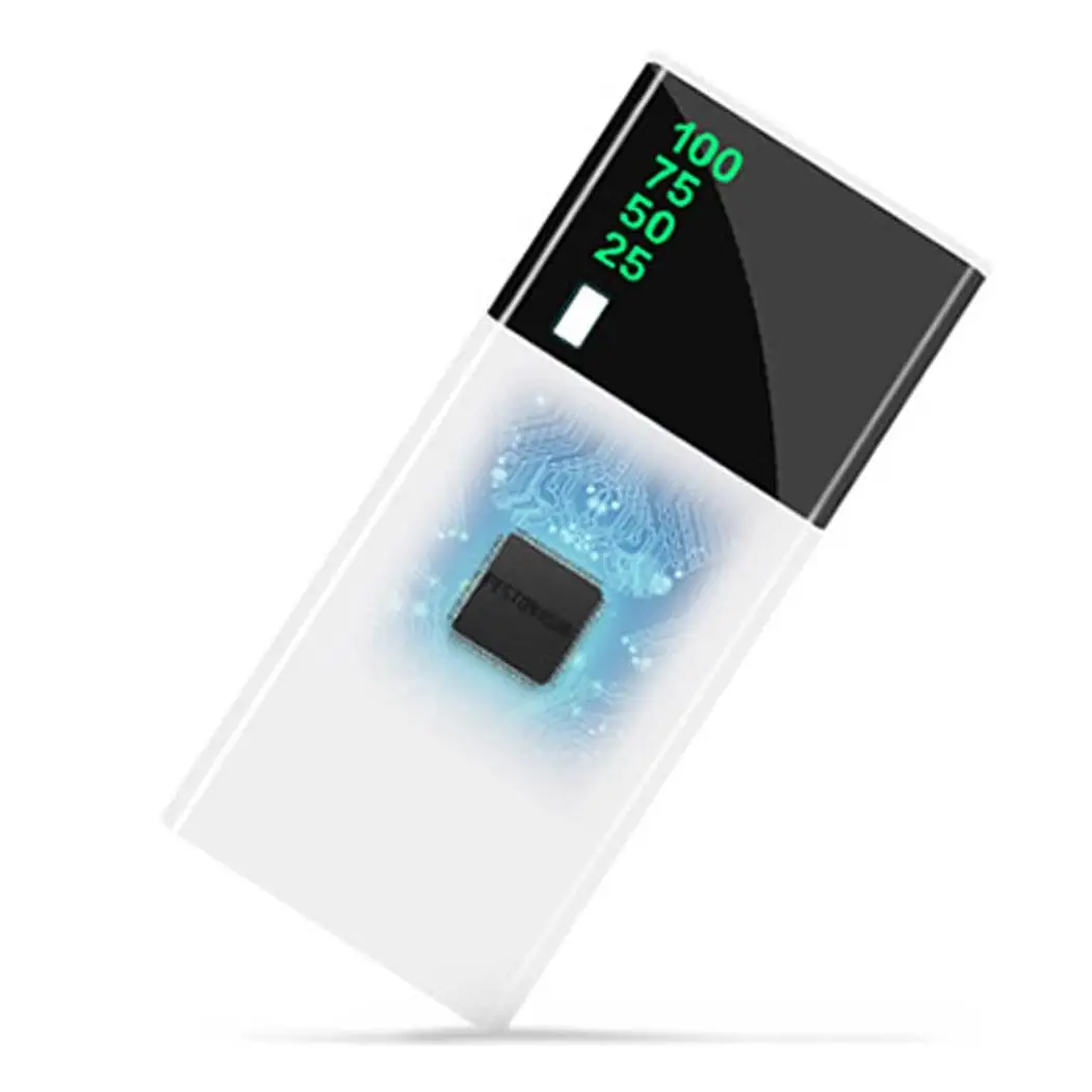 10000mAh Large Capacity Powerbank LED Flashlight Dual USB Output Power Bank Portable Charger External Battery for Xiaomi iPhone | Мобильные