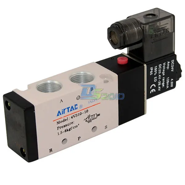 Хорошее качество 3/8 &quotAC 110V 5 way 2 позиционный пневматический Электрический