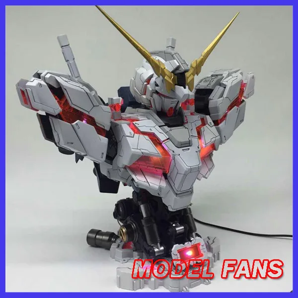 Модели вентиляторов в наличии YIHUI модель сборки Gundam unicorn Бюст Модель 1:35 содержат