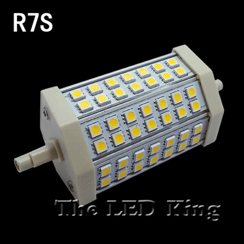 10x R7S Светодиодная лампа 5050 smd 78 мм/118 мм/138 мм/189 мм/12 Вт 20 25 30 лампочка прожектор в
