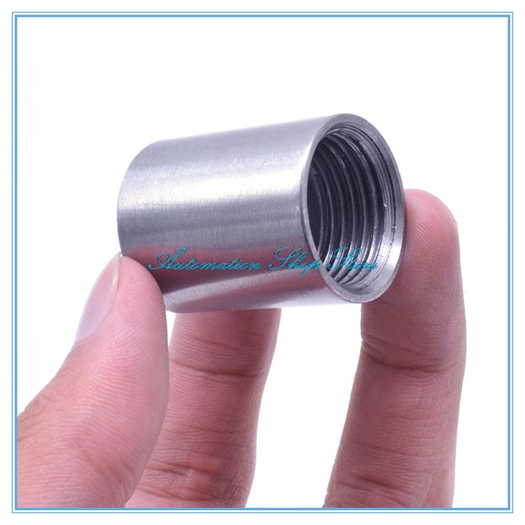 

304 Stainless Steel 2" BSP Female Threaded Round Nut Rod Pipe Fitting Connector Adapter