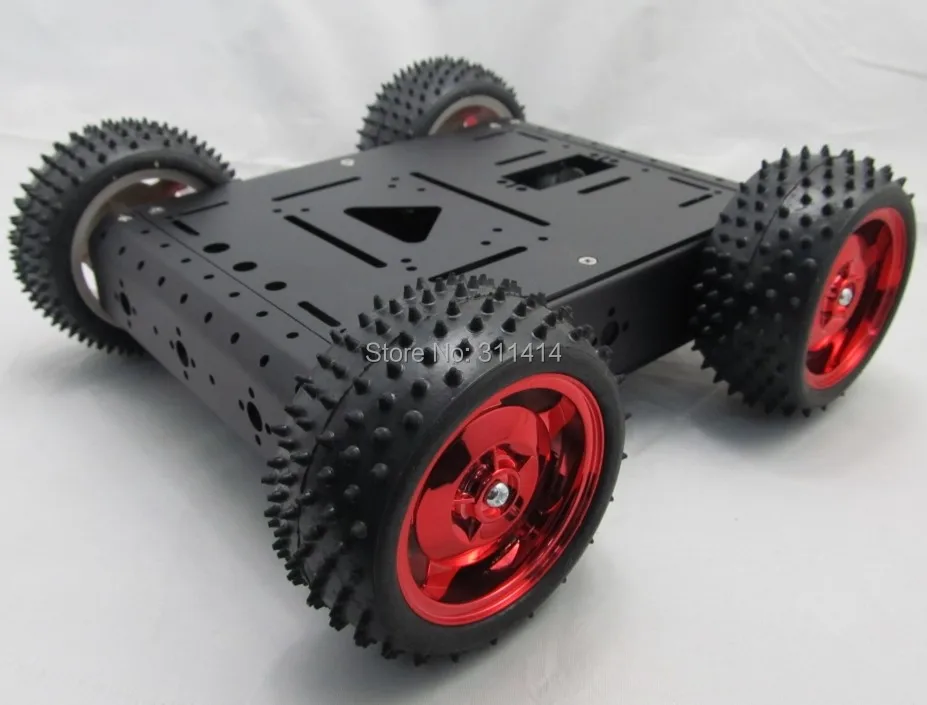 1 комплект полноприводный металлический мотор из алюминиевого сплава|robot platform