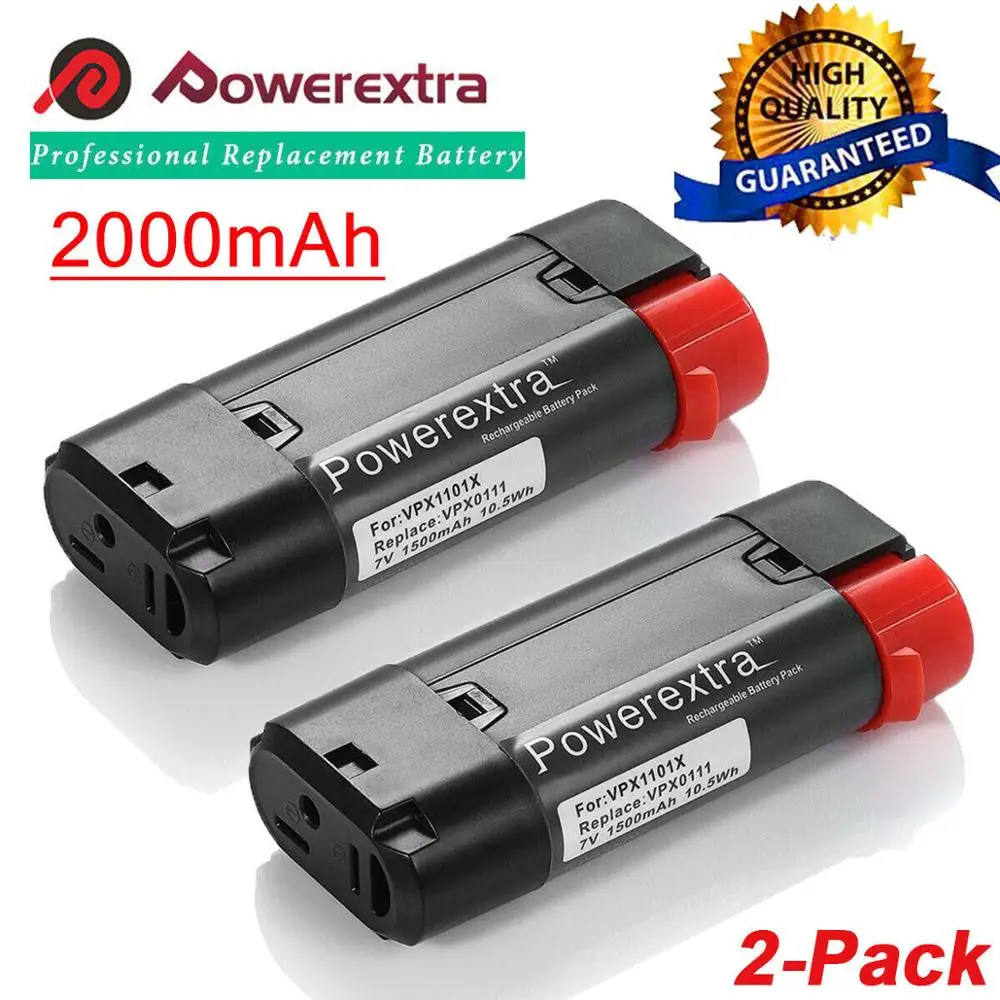 

Аккумулятор для Black & Decker VPX1101X VPX1101 VPX0111 VPX1201 VPX1301, 2 шт.