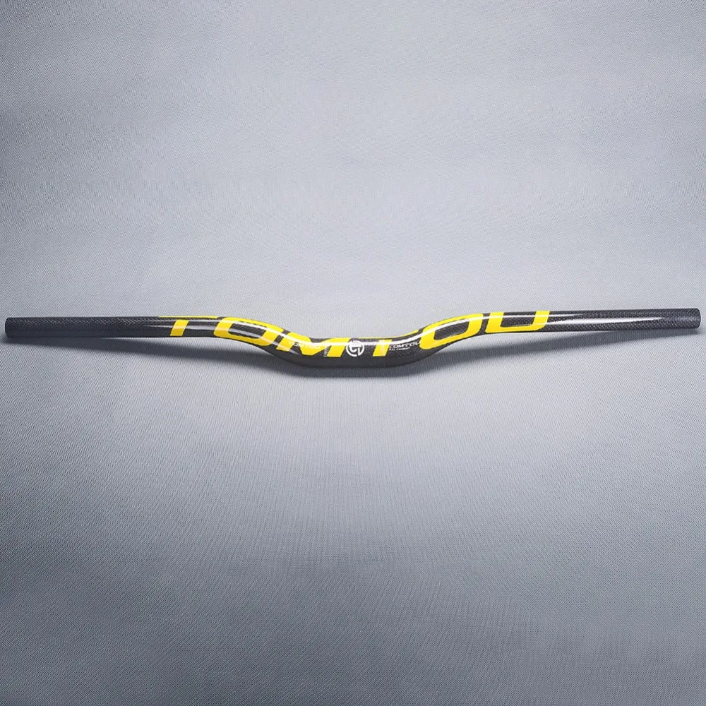 Из карбонового волокна от TOMTOU Горный Руль для велосипеда горизонтальный руль