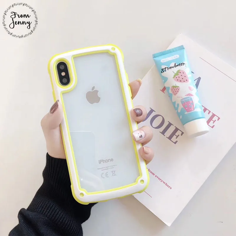 Прозрачный Ультратонкий чехол из ТПУ для iPhone 6S 7 8 Plus X XS XR Max | Мобильные телефоны и