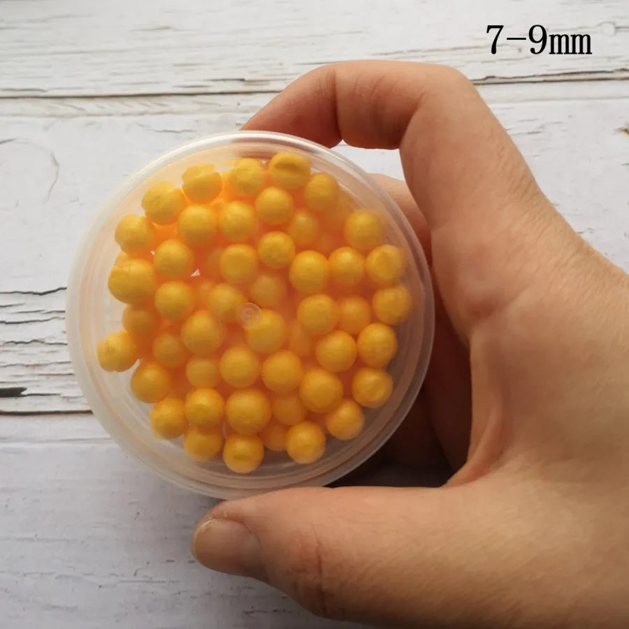 Yellow 12 Boxes 12 коробок DIY снежные частицы грязи аксессуары слизи шары маленькие крошечные пенопластовые бусины для плавок наполнитель для DIY Поставки - Цвет: Yellow 12 Boxes