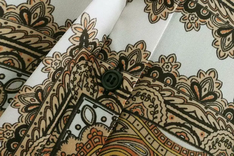 Женские винтажные блузки H. SA с длинным рукавом и принтом тату | Женская одежда