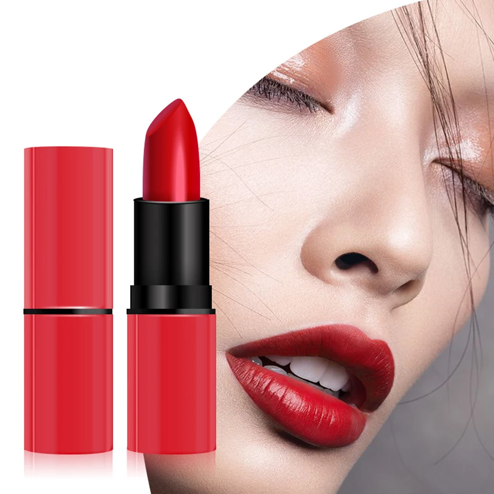 New Lipstick Matte Waterproof Velvet Lip Stick 8 Colors Sexy Red Brown Pigments Makeup Matte Lipsticks Beauty Lips