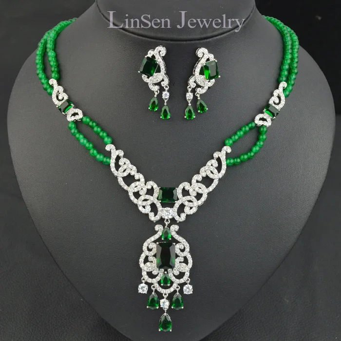 Новый дизайн роскошные винтажные комплекты украшений большого бренда