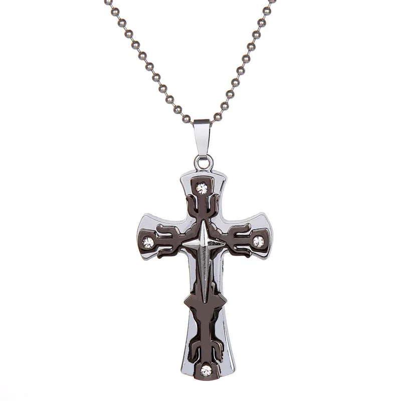 ZIRIS модное ювелирное изделие классическое ожерелье с крестиком подвеска из