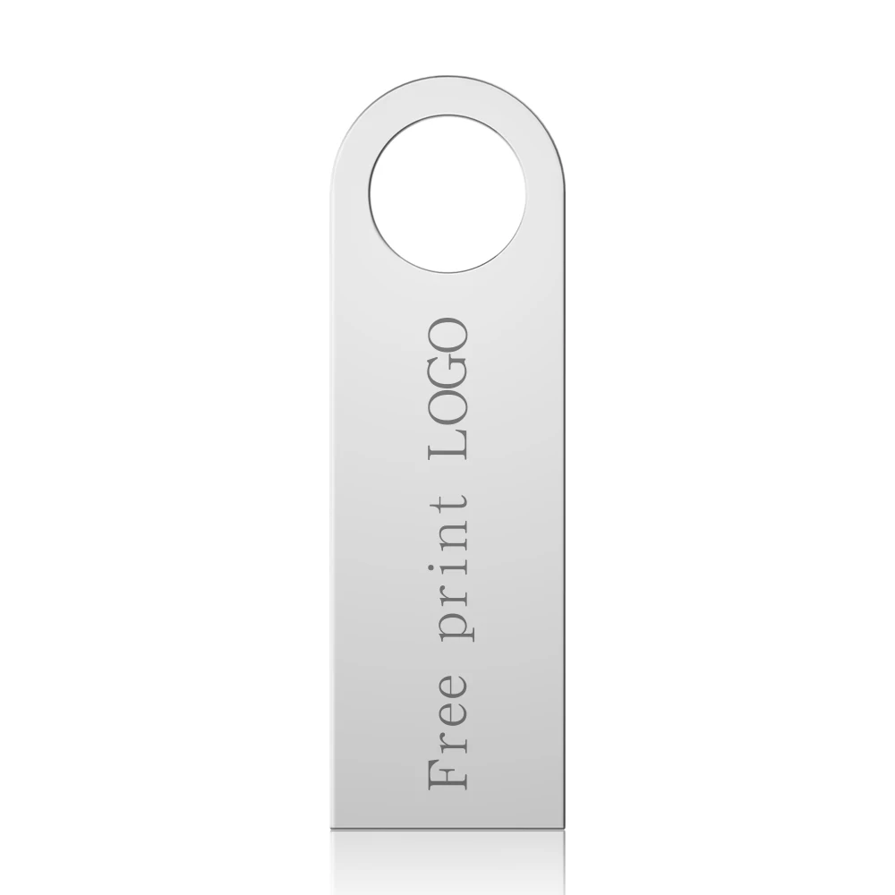 usb флеш-накопитель, металлическая мини-флешка, 4 ГБ, 8 ГБ, 16 ГБ, 32 ГБ, 64 ГБ, флеш-память, usb 3,0, Подарочная флешка, 128 ГБ, u диск, серебристый, свободный логотип