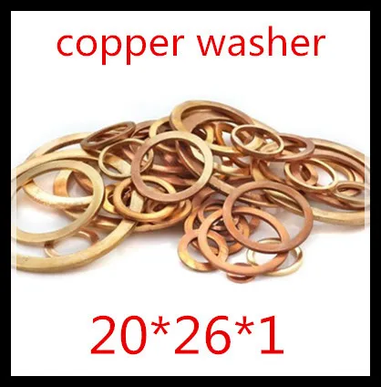 

High Quality M20*26*1.0 M20 x 26 Red Copper Flat Seal Washer