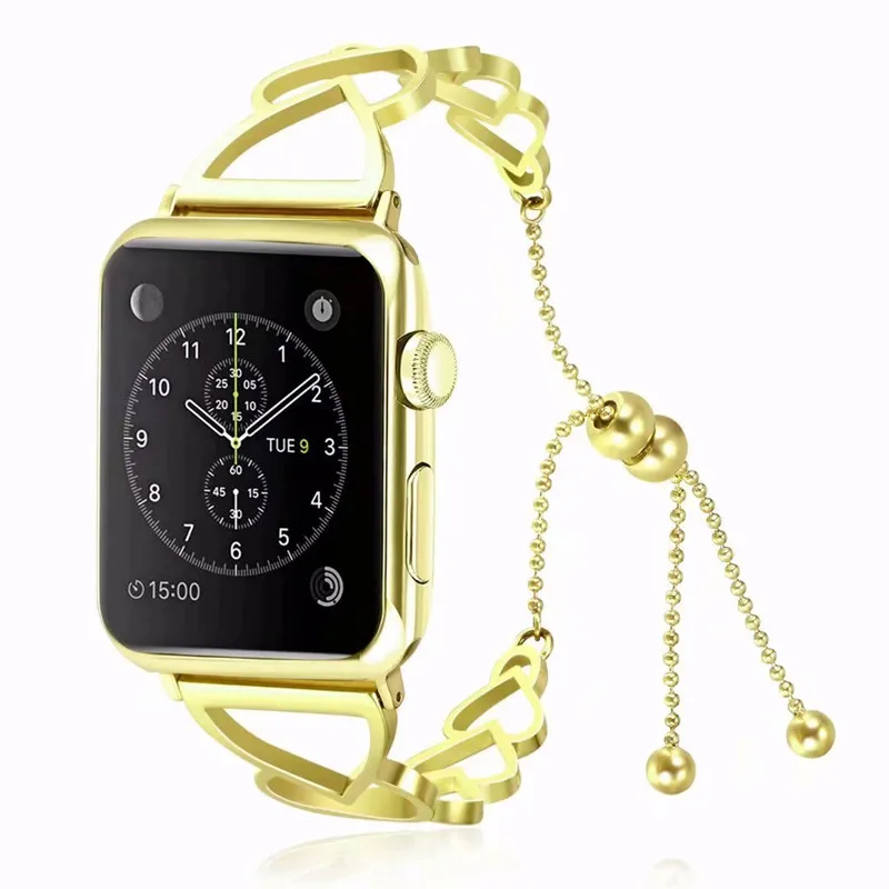 40 мм 44 ремешок для часов Love Style Apple Watch 4 Женская Пряжка 38 42 браслета i 1 2 3 в подарок