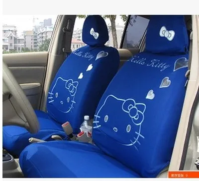 Женский универсальный чехол для автомобильных сидений с рисунком hello kitty девочек